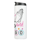 Bingo Spieler Jesus Faith Christlich Ich Liebe Jes Thermosbecher (Nach rechts gedreht)
