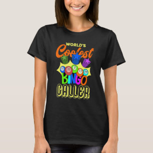 Bingo-Spieler Lotterie Glücksspiel Bingo-Ansager B T-Shirt