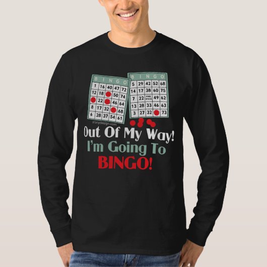 Bingo-Spieler T-Shirt (Vorderseite)