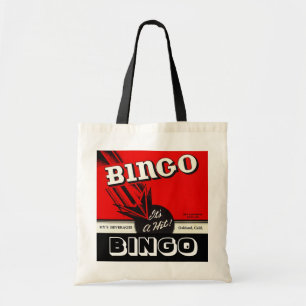 Bingo-Spieler-Taschen-Retro Tragetasche