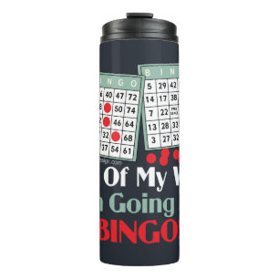 Bingo-Spieler Thermosbecher