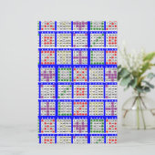 Bingo-Spielmuster Große (Stehend Vorderseite)