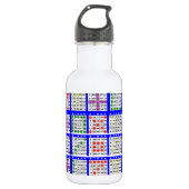Bingo-Spielmuster Große Trinkflasche (Vorderseite)
