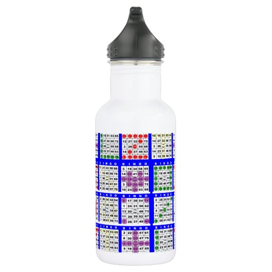 Bingo-Spielmuster Große Trinkflasche (Rechts)