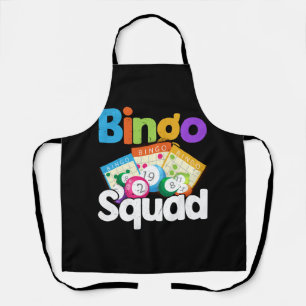 Bingo Squad das Sieger-Team auf Ihrem Shirt Spiel  Schürze