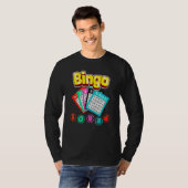 Bingo Squad Lottery Humor Lucky Winning Card Playe T-Shirt (Vorne ganz)