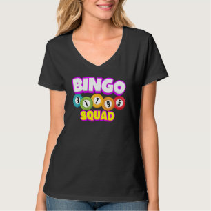 Bingo Squad Team Spieler Lucky Bingo Luck Women M T-Shirt