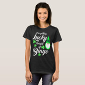 Bingo St Patrick's Day Gnome Erfreuliches beim Bin T-Shirt (Vorne ganz)