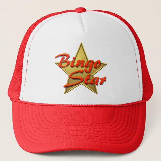 Bingo-Stern Truckerkappe (Vorderseite)