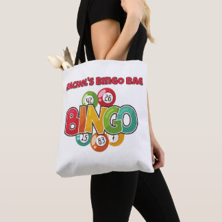 Bingo Tote Bag, Custom Bingo Bag Tasche