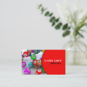 Bingo-Visitenkarte Visitenkarte (Stehend Vorderseite)