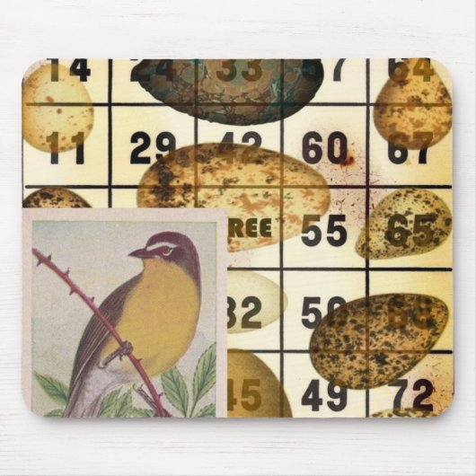 Bingo-Vogel Mousepad (Vorne)