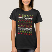 Bingo Xmas Ugly Christmas Bingo 1 T-Shirt (Vorderseite)