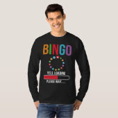 Bingo Yell loading please wait Bingo night T-Shirt (Vorne ganz)