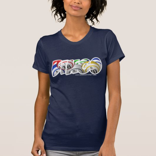 Bingoball-Text-Shirt T-Shirt (Vorderseite)