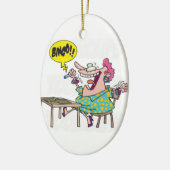 Bingobaumverzierung Keramik Ornament (Links)