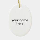 Bingobaumverzierung Keramik Ornament (Hinten)