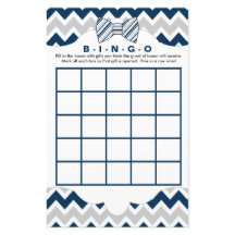 Bingobeutel Babyduschspiele, graue Krawatte