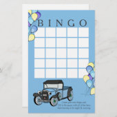 Bingokarte für antike Lkw und Balloons (Vorne/Hinten)