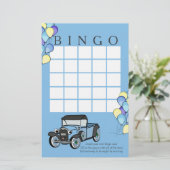Bingokarte für antike Lkw und Balloons (Stehend Vorderseite)