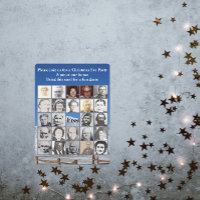 Bingokarte für Familien mit schneebedecktem Foto