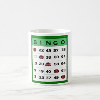 Bingokarte Kaffeetasse