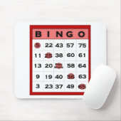 Bingokarte Mousepad (Mit Mouse)