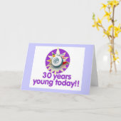 Bingokarten - 30. Geburtstag Karte (Gelbe Blume)