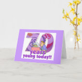 Bingokarten - 70. Geburtstag Karte (Gelbe Blume)