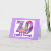 Bingokarten - 70. Geburtstag Karte (Vorderseite)