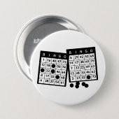 Bingokarten Chips Spielkunstdarstellung Button (Vorne & Hinten)