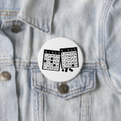 Bingokarten Chips Spielkunstdarstellung Button (Beispiel)