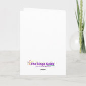 Bingokarten - Valentinsgruß Feiertagskarte (Rückseite)