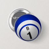 Bingoknopf B 1 Button (Vorne & Hinten)