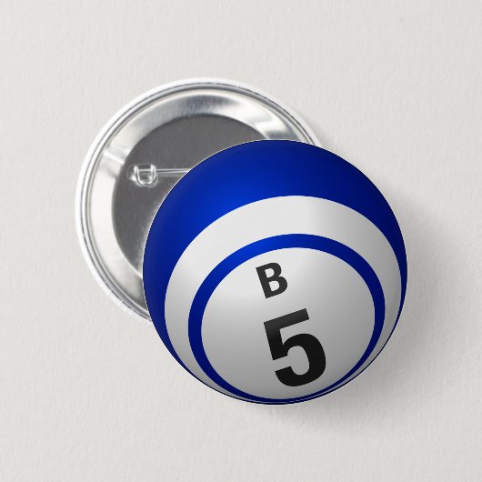 Bingoknopf B 5 Button (Vorne & Hinten)