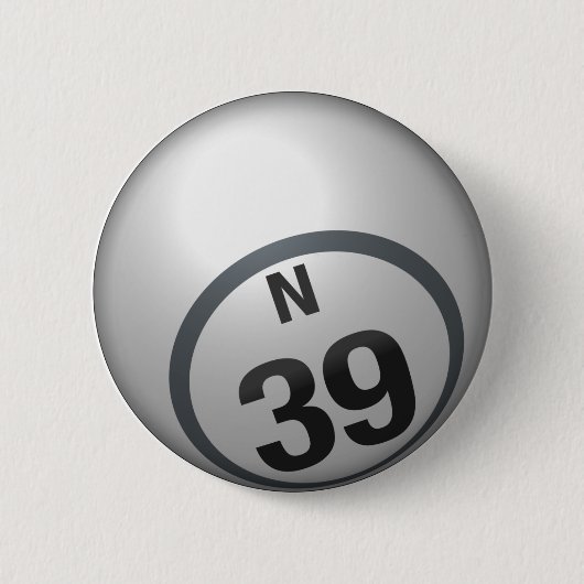 Bingoknopf N 39 Button (Vorderseite)