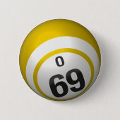 Bingoknopf O 69 Button (Vorderseite)
