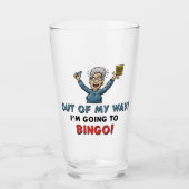 Bingoliebhaber Glas (Vorderseite)