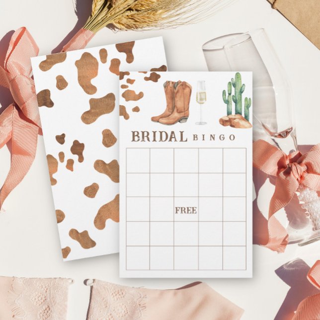 Bingospiel mit Stiefeln und Bubbly Brautparty (Von Creator hochgeladen)