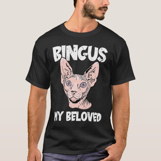 Bingus My Beloved Hairless Sphinx Cat Adorable Sp T-Shirt (Vorderseite)