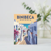 Binibeca Vell Spanien Postkarte (Stehend Vorderseite)