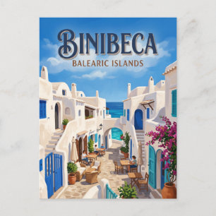 Binibeca Vell Spanien Postkarte