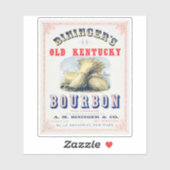 Bininger's Old Kentucky Bourbon 1849 Reserve. Aufkleber (Blatt)