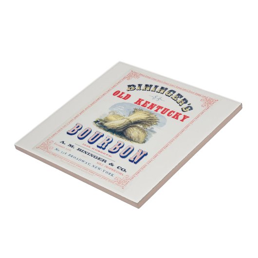 Bininger's Old Kentucky Bourbon 1849 Reserve. Fliese (Seite)
