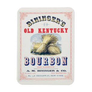 Bininger's Old Kentucky Bourbon 1849 Reserve. Magnet
