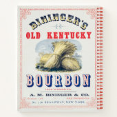Bininger's Old Kentucky Bourbon 1849 Reserve. Notizblock (Rückseite)