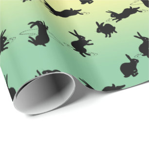 Binky Bunnies Wrapping Paper (Rainbow) Geschenkpapier