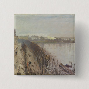 Binnenalster und Neuer Junfernstieg in Hamburg Button