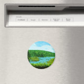 Binnengewässer Kanugebiet Minnesota Abstrakt Magnet (In Situ (Geschirrspüler))