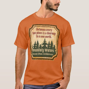 Binnengewässer Kanugebiet Wildnis UU T-Shirt